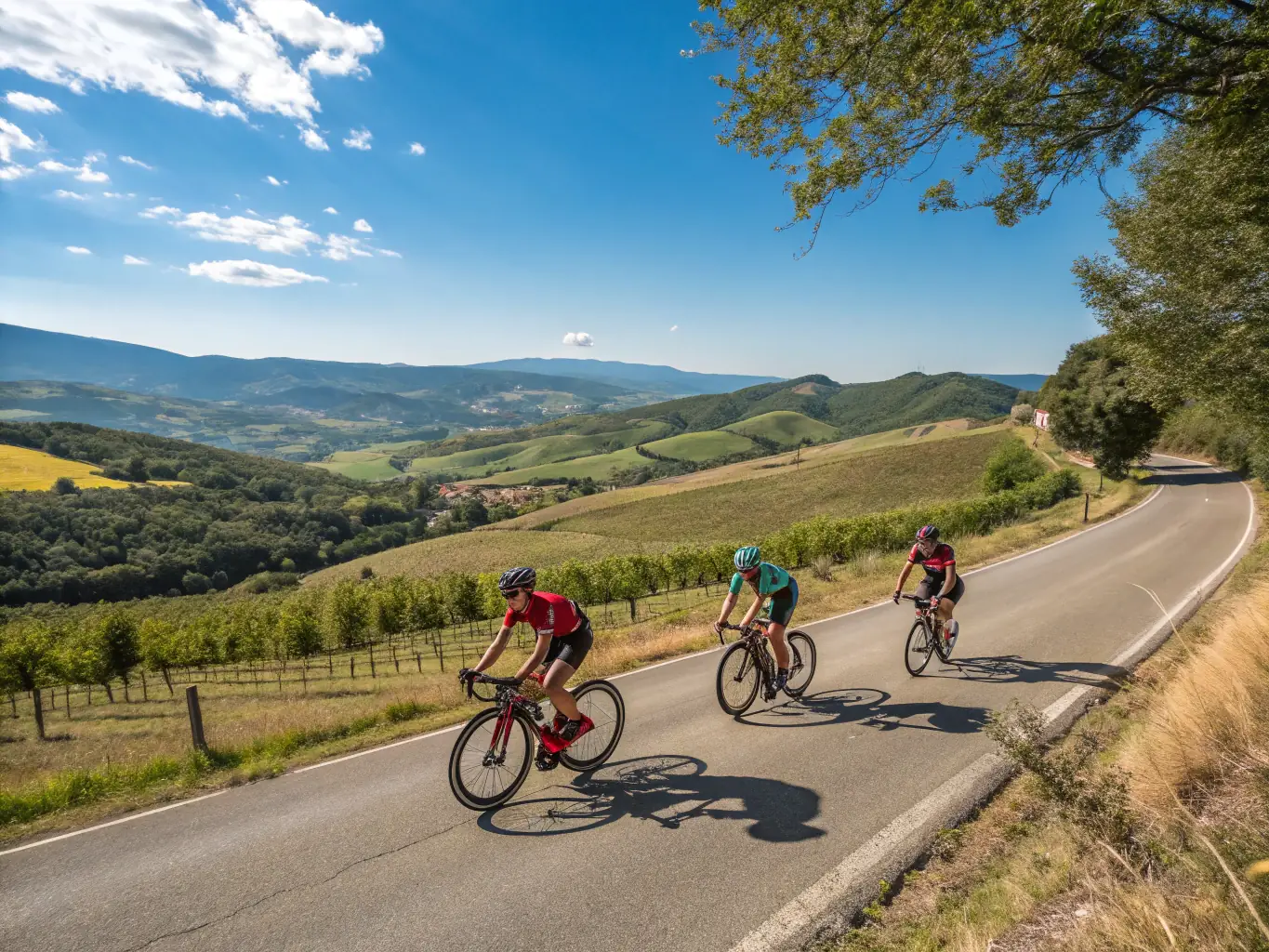 A dynamic image capturing a competitive cycling race organized by VELO CLUB VERNONNAIS, featuring cyclists in action, wearing club jerseys, and showcasing the intensity and excitement of the club's competitive cycling program.